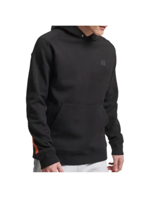 Superdry Męska Bluza Code Tech Relaxed Hood M2013084A02A Czarny | Sklep Monotox