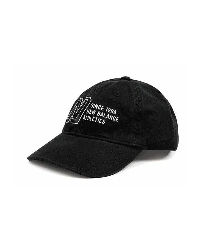 New Balance Czapka z daszkiem Nb Collegiate Cap MH030410BK Czarny | Sklep Monotox