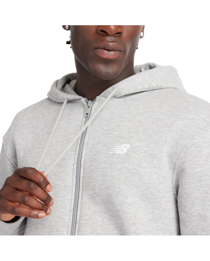 New Balance Męska Bluza Sport Core Brushed Full Zip MJ43902AG Szary | Sklep Monotox