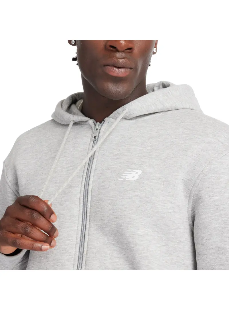 New Balance Męska Bluza Sport Core Brushed Full Zip MJ43902AG Szary | Sklep Monotox