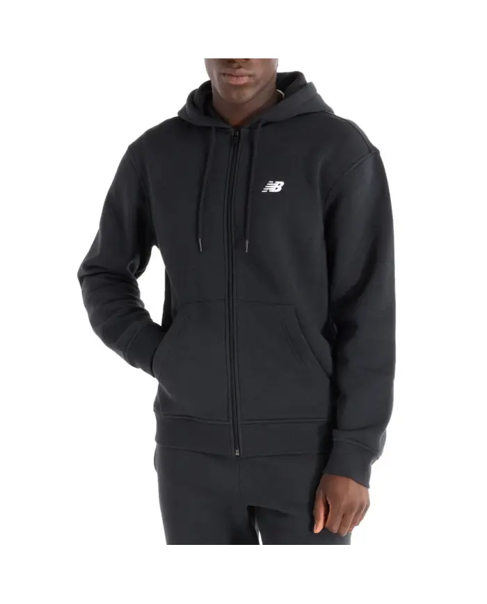 New Balance Męska Bluza Sport Core Brushed Full Zip MJ43902BK Czarny | Sklep Monotox