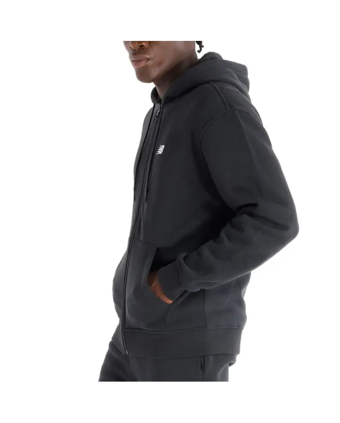 New Balance Męska Bluza Sport Core Brushed Full Zip MJ43902BK Czarny | Sklep Monotox