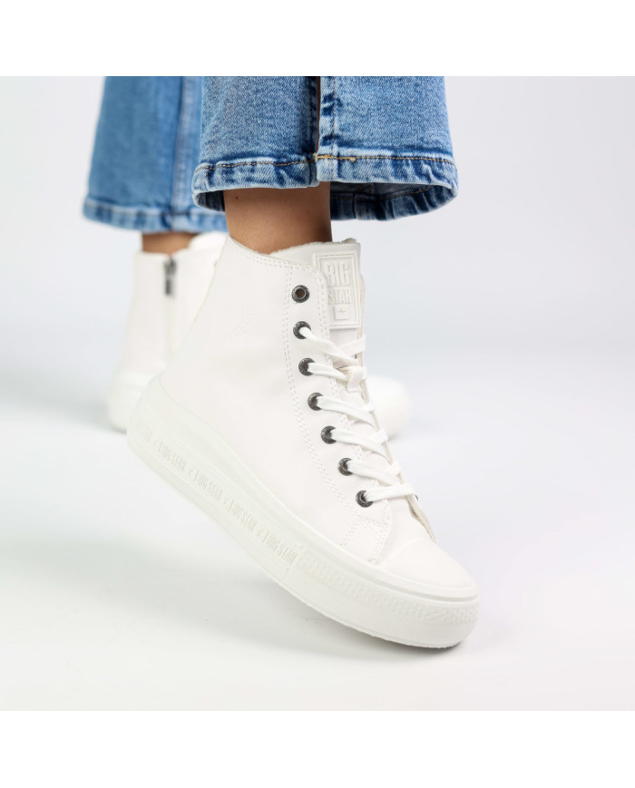 Big Star Damskie Sneakersy Big Kin MM274021 Biały | Sklep Monotox