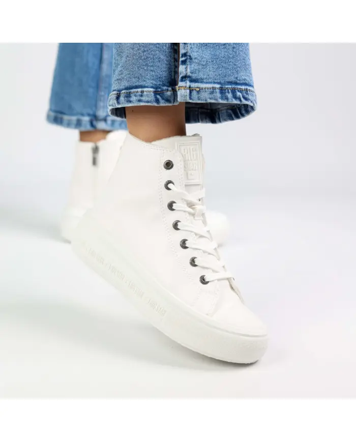 Big Star Damskie Sneakersy Big Kin MM274021 Biały | Sklep Monotox