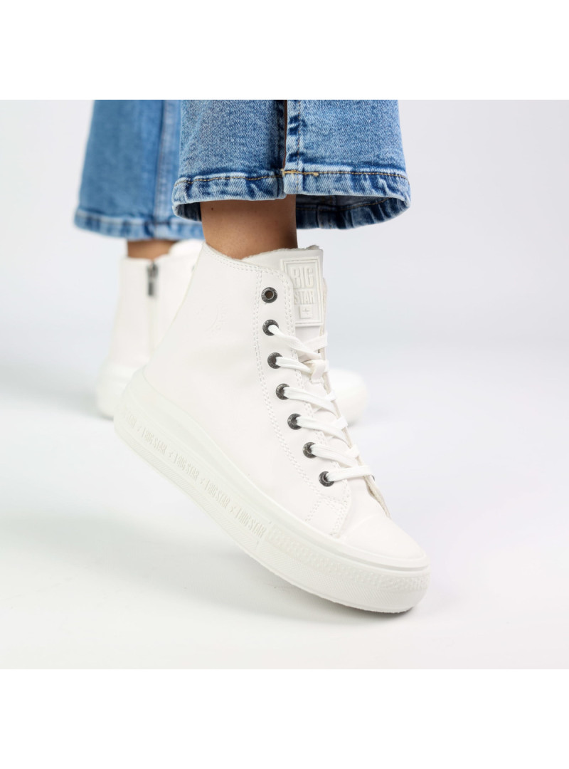 Big Star Damskie Sneakersy Big Kin MM274021 Biały | Sklep Monotox