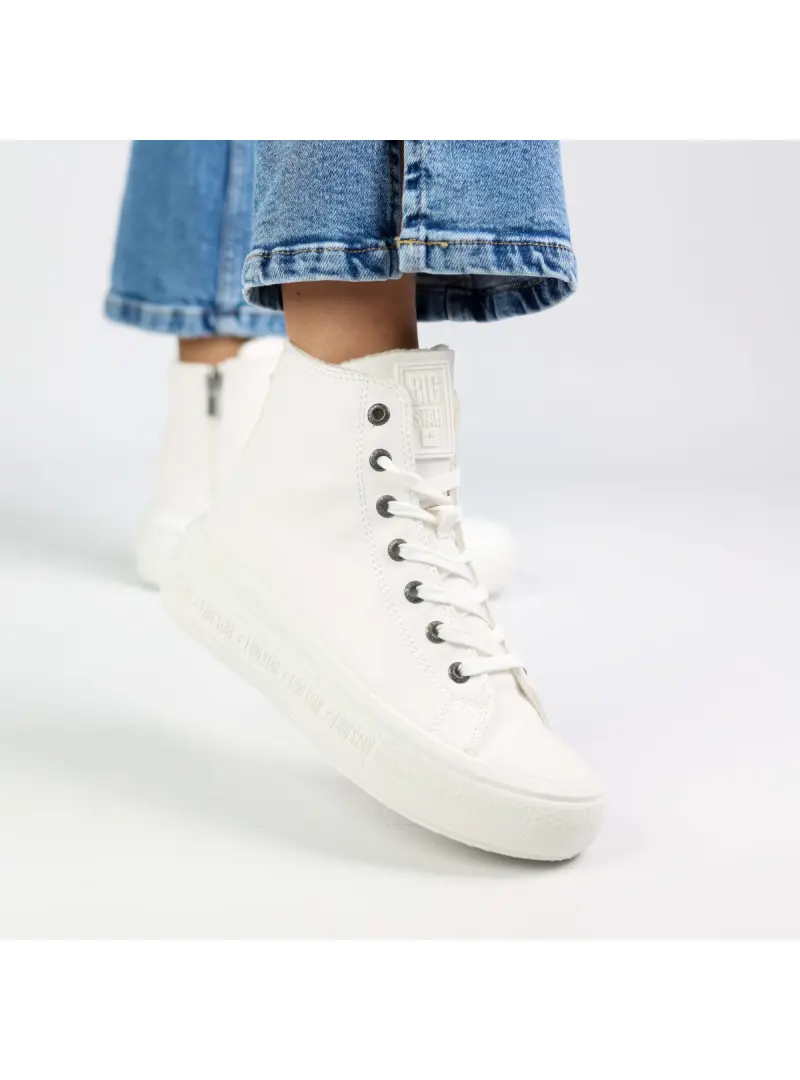 Big Star Damskie Sneakersy Big Kin MM274021 Biały | Sklep Monotox