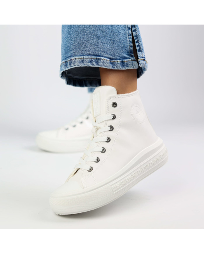 Big Star Damskie Sneakersy Big Kin MM274021 Biały | Sklep Monotox