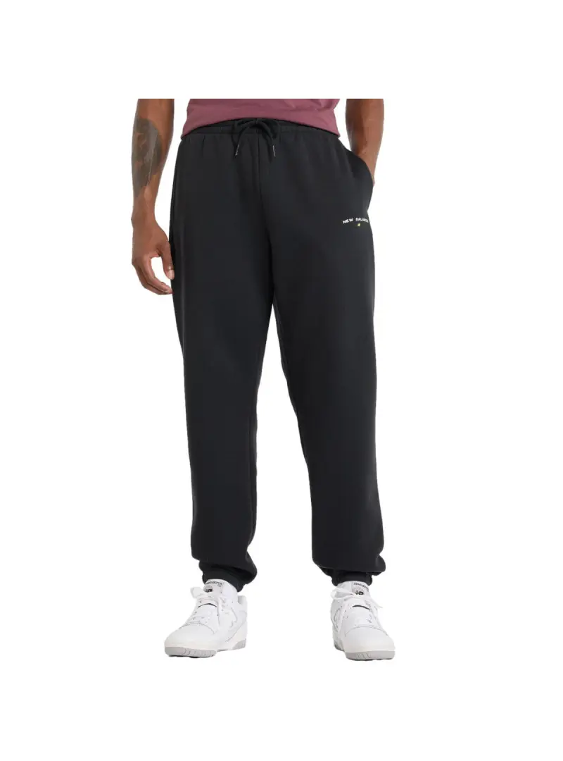 New Balance Męskie Spodnie Reimagined Fleece Jogger MP51505BK Czarny | Sklep Monotox