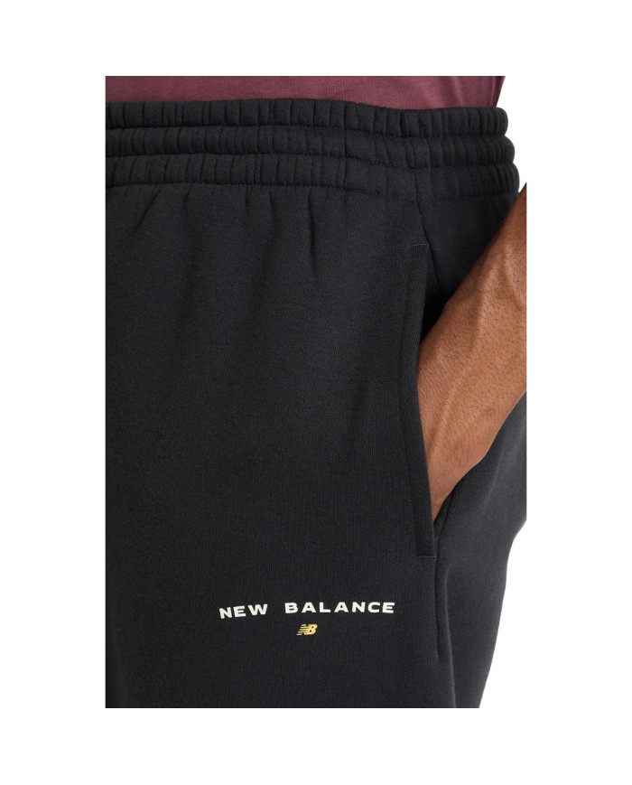 New Balance Męskie Spodnie Reimagined Fleece Jogger MP51505BK Czarny | Sklep Monotox
