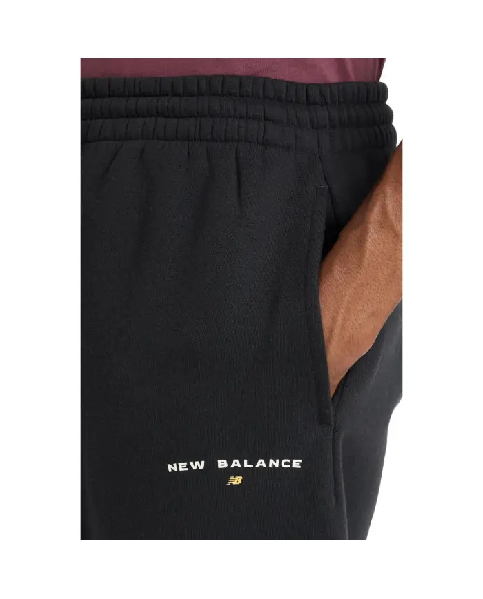 New Balance Męskie Spodnie Reimagined Fleece Jogger MP51505BK Czarny | Sklep Monotox