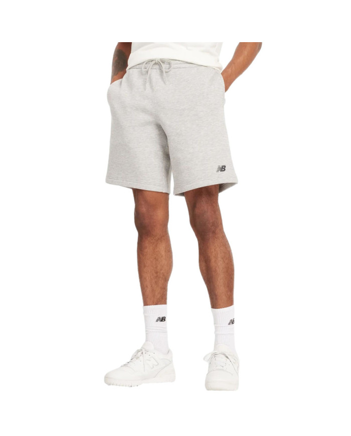 New Balance Męskie Szorty Sport Fleece Short 9" MS43903AG Szary | Sklep Monotox