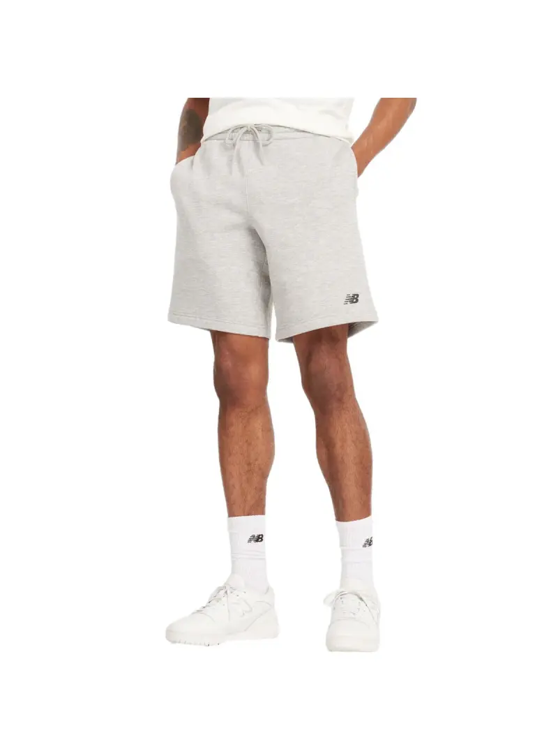 New Balance Męskie Szorty Sport Fleece Short 9" MS43903AG Szary | Sklep Monotox