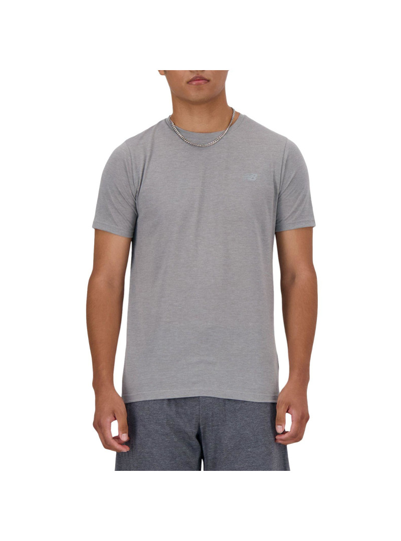 New Balance Męski T-shirt Sport Essentials Heatherte Agt MT41070AGT Szary | Sklep Monotox