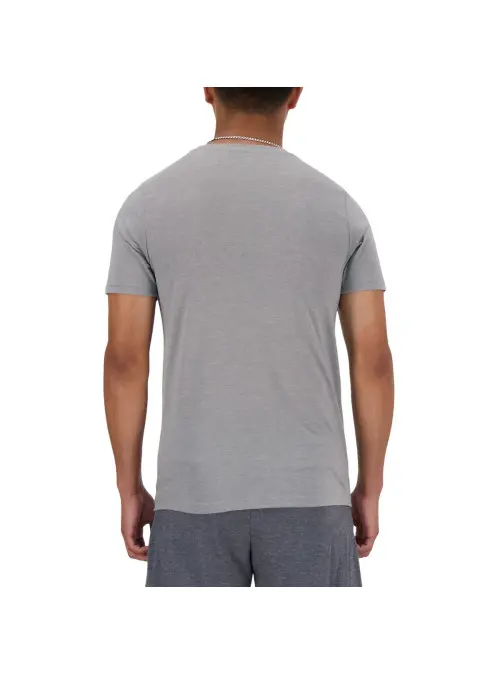 New Balance Męski T-shirt Sport Essentials Heatherte Agt MT41070AGT Szary | Sklep Monotox