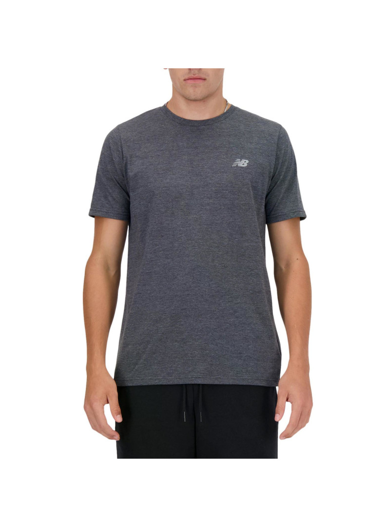 New Balance Męski T-shirt Sport Essentials Heatherte Bkh MT41070BKH Szary | Sklep Monotox