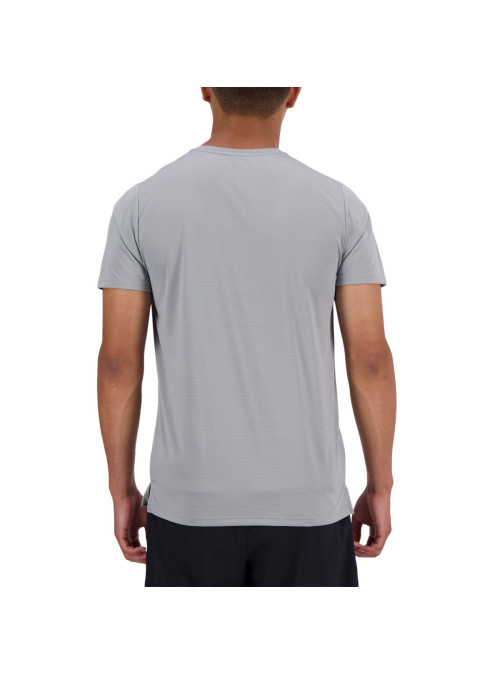 New Balance Męski T-shirt S/s New Balance Run T-shir Yst MT41222YST Szary | Sklep Monotox
