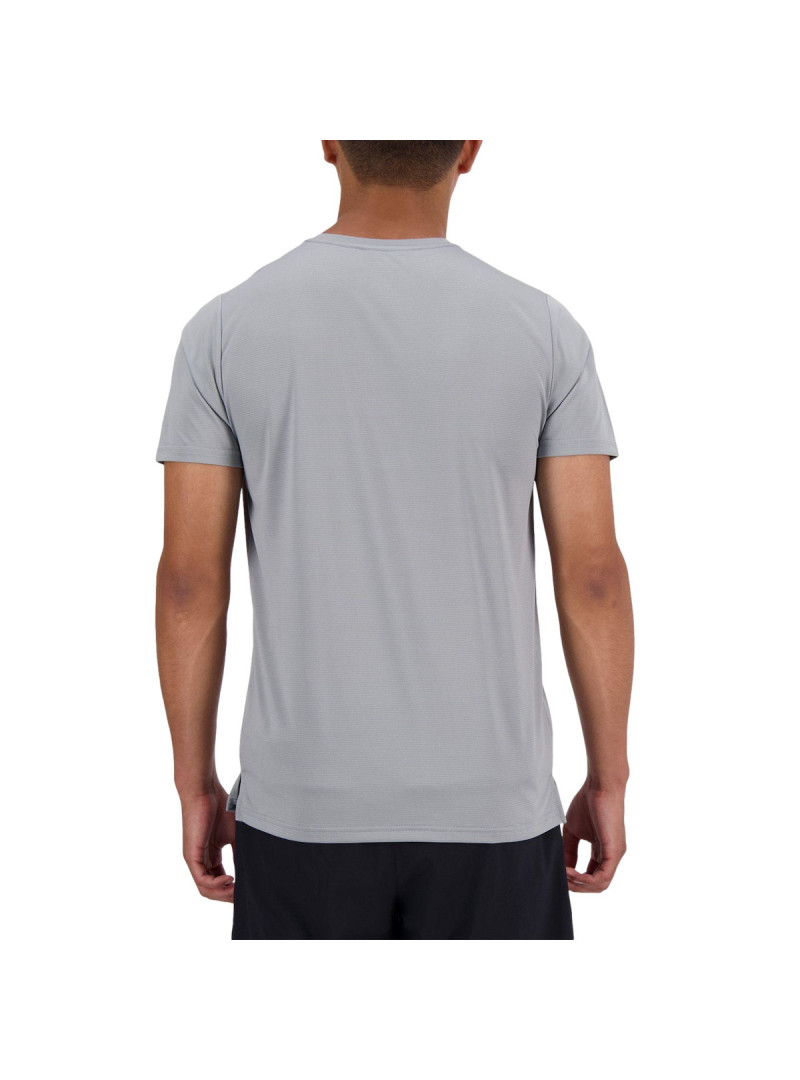 New Balance Męski T-shirt S/s New Balance Run T-shir Yst MT41222YST Szary | Sklep Monotox