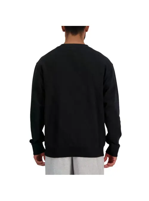 New Balance Męska Bluza New Balance Stacked Logo Fren MT41500BK Czarny | Sklep Monotox