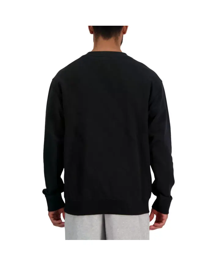 New Balance Męska Bluza New Balance Stacked Logo Fren MT41500BK Czarny | Sklep Monotox