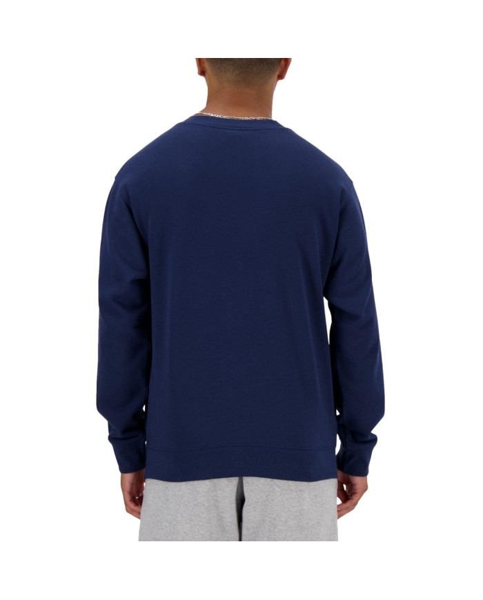 New Balance Męska Bluza New Balance Stacked Logo Fren MT41500NNY Granatowy | Sklep Monotox