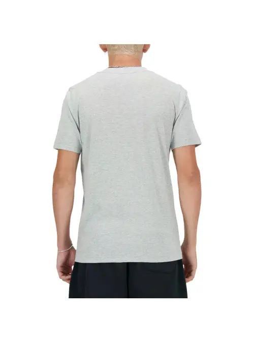 New Balance Męski T-shirt S/s New Balance Stacked Lo Ag MT41502AG Szary | Sklep Monotox
