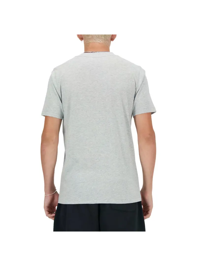 New Balance Męski T-shirt S/s New Balance Stacked Lo Ag MT41502AG Szary | Sklep Monotox