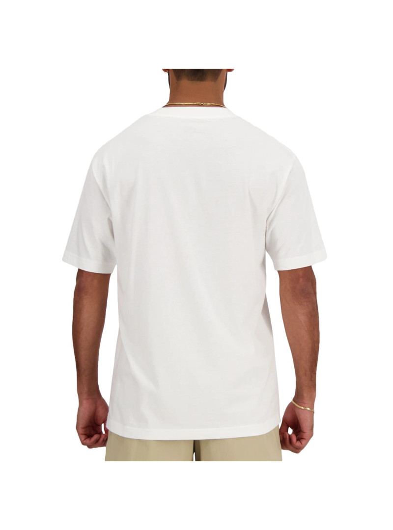 New Balance Męski T-shirt S/s New Balance Small Logo MT41509WT Biały | Sklep Monotox