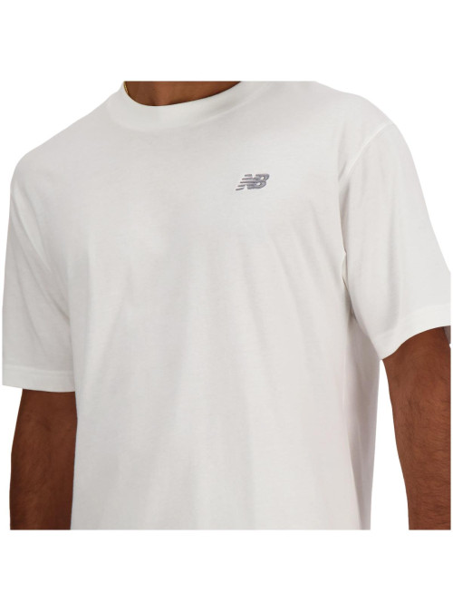 New Balance Męski T-shirt S/s New Balance Small Logo MT41509WT Biały | Sklep Monotox