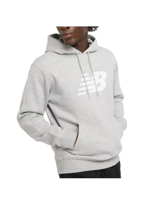 New Balance Męska Bluza Sport Core Brushed Hoodie MT43904AG Szary | Sklep Monotox