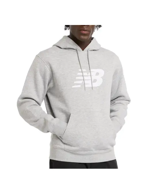 New Balance Męska Bluza Sport Core Brushed Hoodie MT43904AG Szary | Sklep Monotox