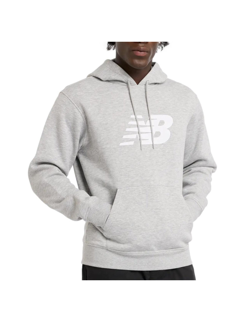 New Balance Męska Bluza Sport Core Brushed Hoodie MT43904AG Szary | Sklep Monotox