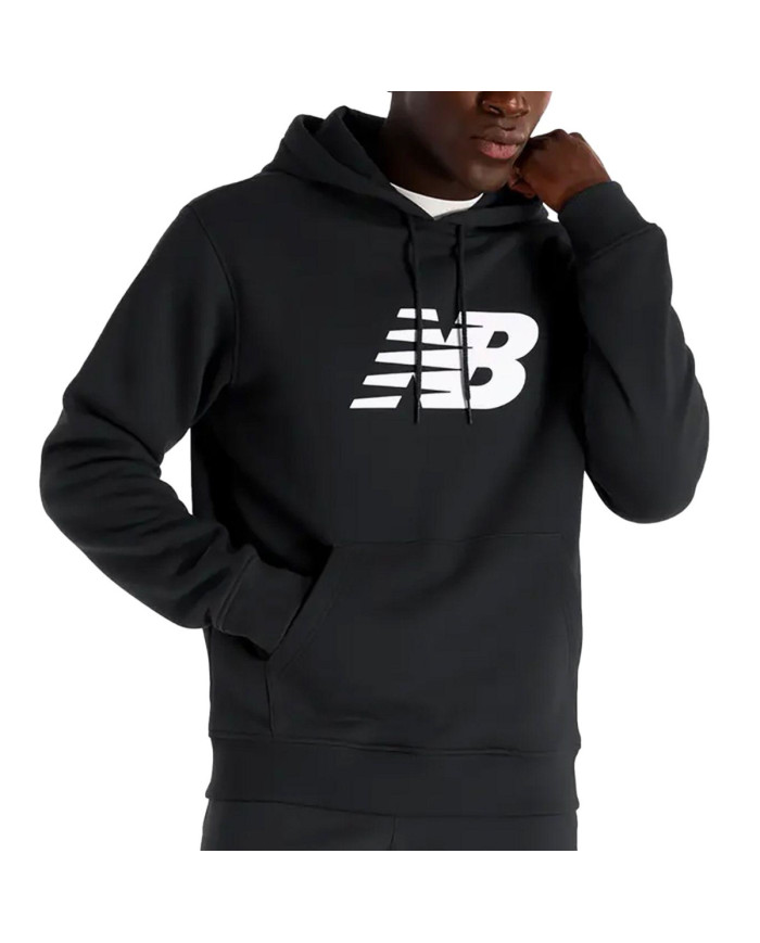 New Balance Damska Bluza Sport Core Brushed Hoodie MT43904BK Czarny | Sklep Monotox
