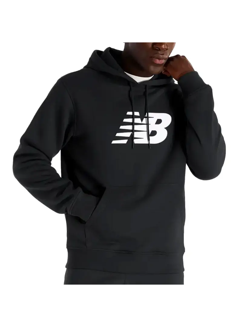 New Balance Damska Bluza Sport Core Brushed Hoodie MT43904BK Czarny | Sklep Monotox