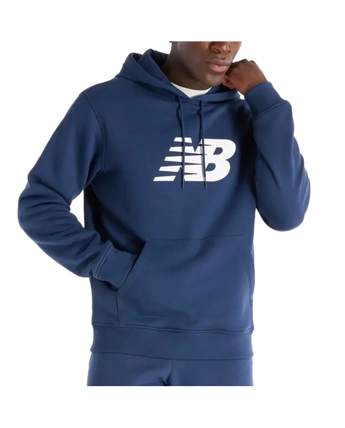 New Balance Męska Bluza Sport Core Brushed Hoodie MT43904NNY Granatowy | Sklep Monotox