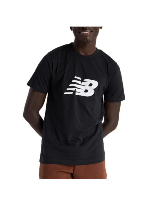 New Balance Męski T-shirt Sport Jersey Logo T-shirt Bk MT43906BK Czarny | Sklep Monotox
