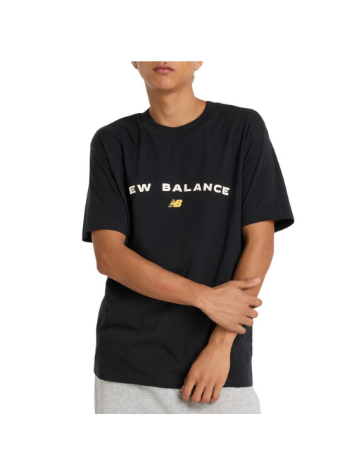 New Balance Męski T-shirt Reimagined Graphic T-shirt MT51506BK Czarny | Sklep Monotox