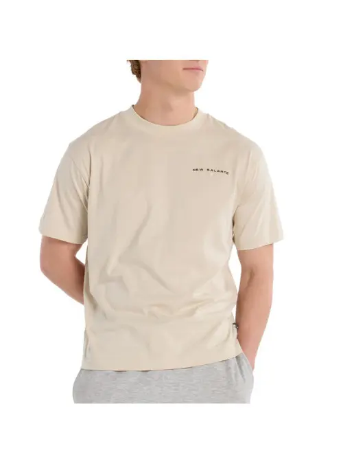 New Balance Męski T-shirt Reimagined Graphic T-shirt MT51507TWF Beżowy | Sklep Monotox