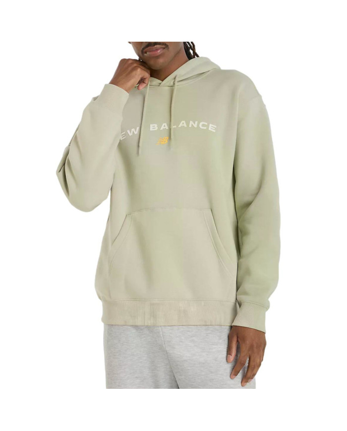 New Balance Męska Bluza Reimagined Fleece Graphic Hood MT51516OVN Zielony | Sklep Monotox
