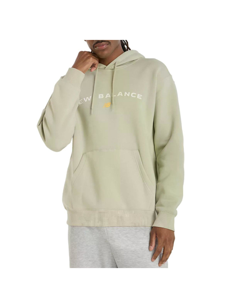 New Balance Męska Bluza Reimagined Fleece Graphic Hood MT51516OVN Zielony | Sklep Monotox