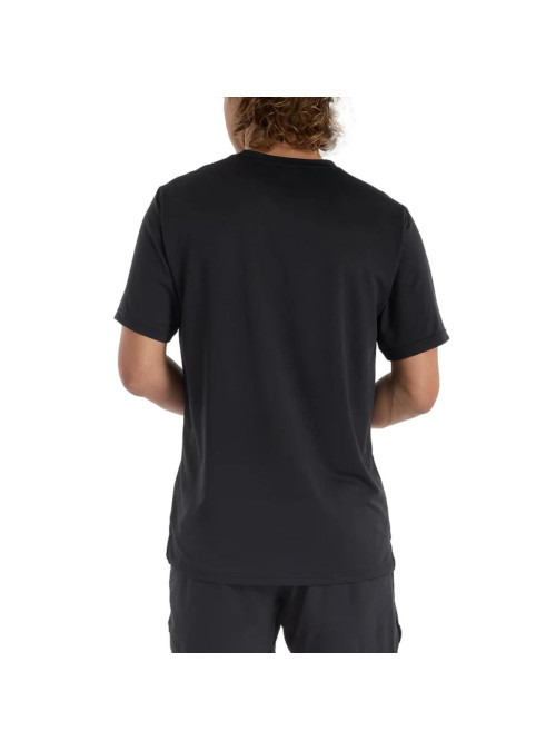 New Balance Męski T-shirt Sport Short Sleeve T-shirt MT51801BK Czarny | Sklep Monotox
