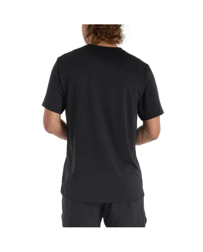 New Balance Męski T-shirt Sport Short Sleeve T-shirt MT51801BK Czarny | Sklep Monotox