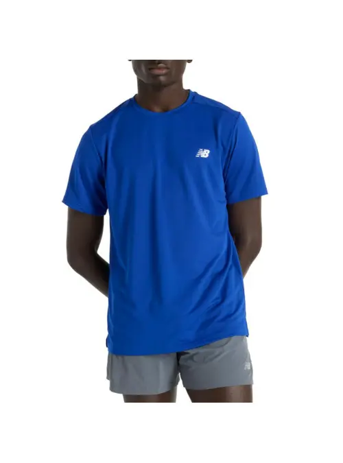New Balance Męski T-shirt Sport Short Sleeve T-shirt MT51801TRY Niebieski | Sklep Monotox