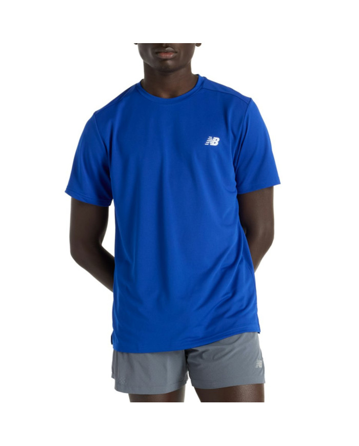 New Balance Męski T-shirt Sport Short Sleeve T-shirt MT51801TRY Niebieski | Sklep Monotox