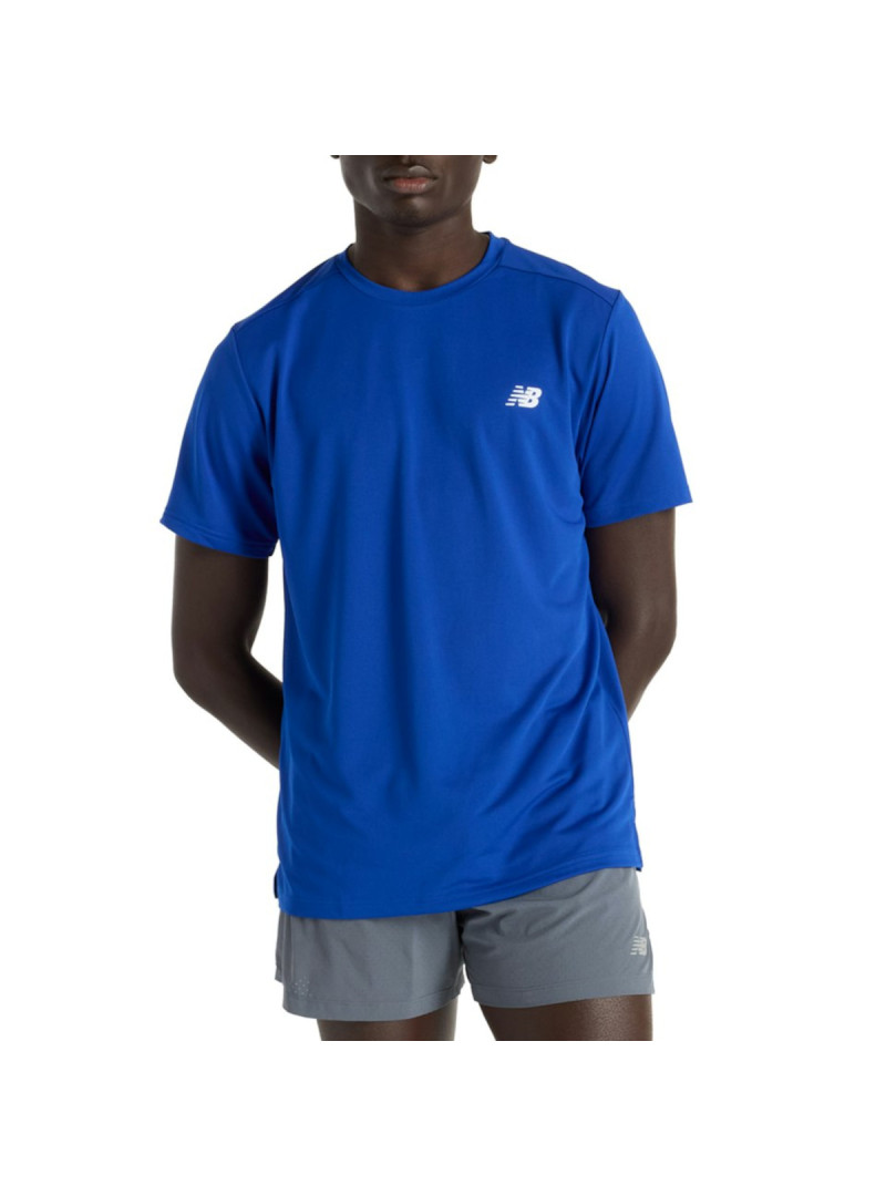 New Balance Męski T-shirt Sport Short Sleeve T-shirt MT51801TRY Niebieski | Sklep Monotox