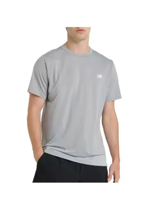 New Balance Męski T-shirt Sport Short Sleeve T-shirt MT51801YST Szary | Sklep Monotox
