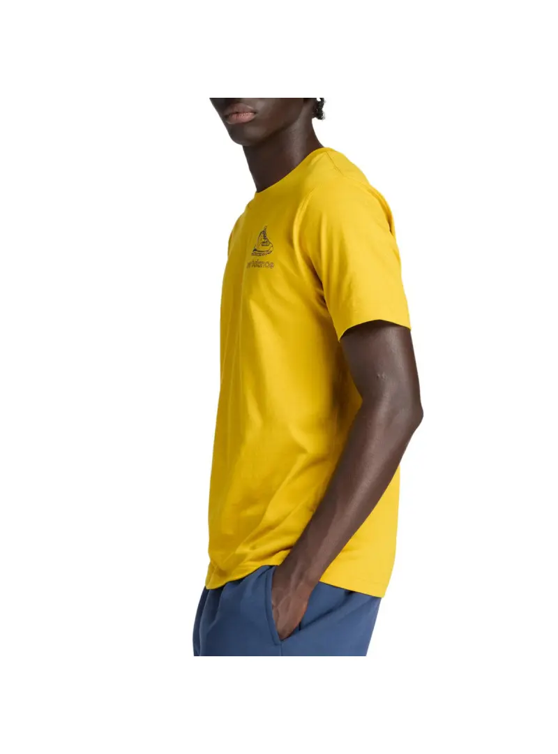 New Balance Męski T-shirt Left Chest Shoe Sketch T-s MT53962BQG Żółty | Sklep Monotox
