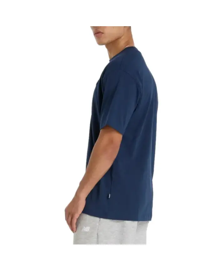 New Balance Męski T-shirt Left Chest Shoe Sketch T-s MT53962NNY Granatowy | Sklep Monotox