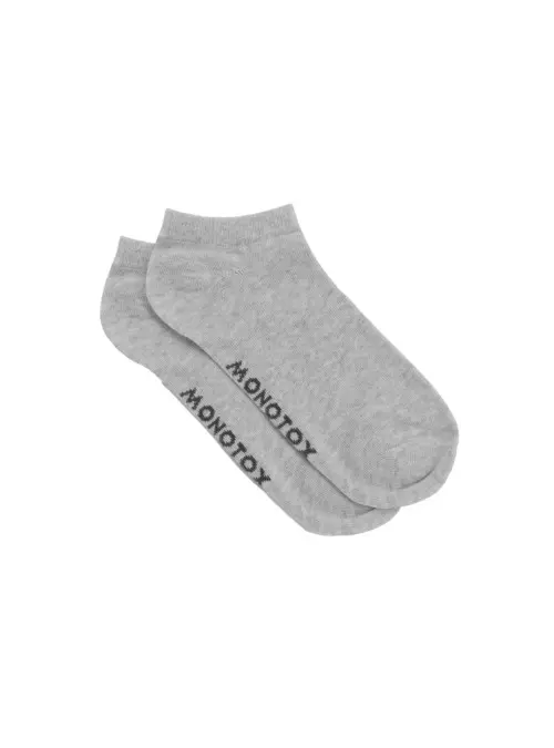 Monotox Męskie Skarpety No-Show Basic 3-PAK MX11001 Białe/Szare/Czarne | Sklep Monotox