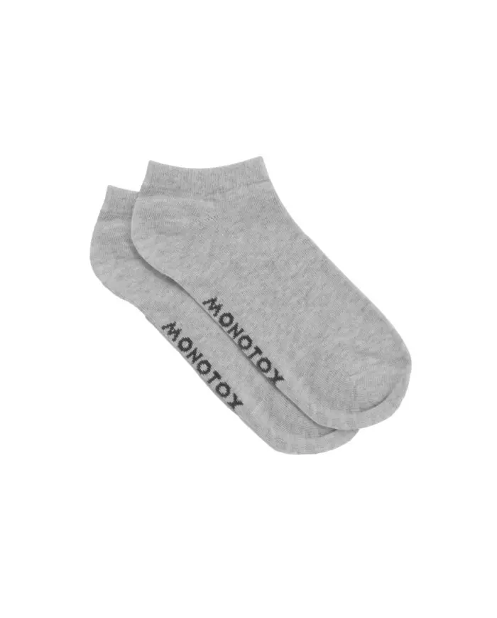 Monotox Męskie Skarpety No-Show Basic 3-PAK MX11001 Białe/Szare/Czarne | Sklep Monotox