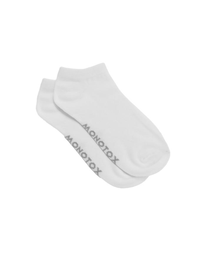 Monotox Męskie Skarpety No-Show Basic 3-PAK MX11002 White | Sklep Monotox